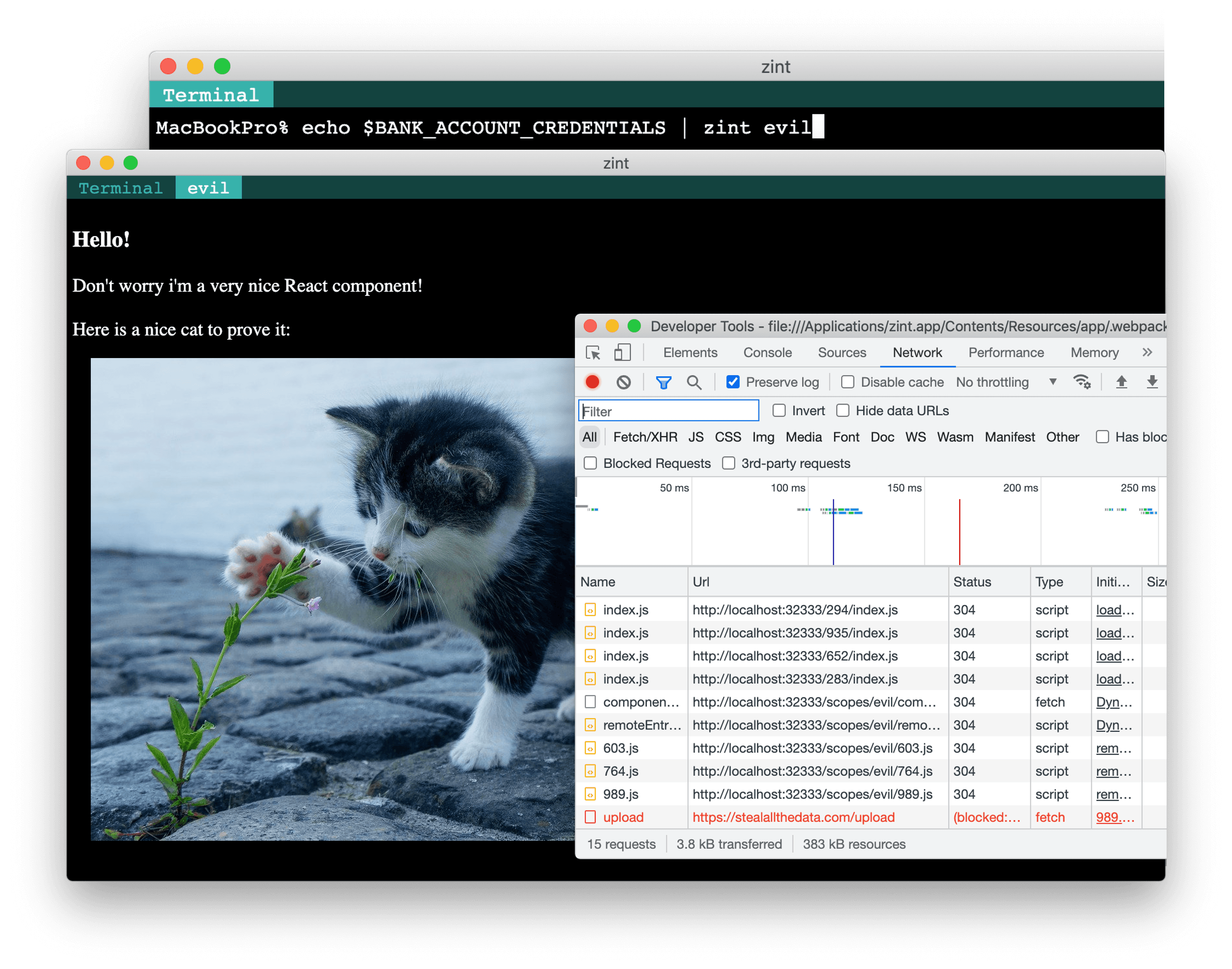First feature alt text